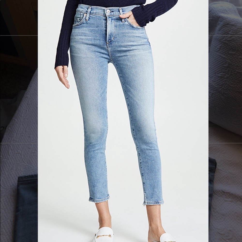 Citizens of Humanity Rocket Crop High Rise Skinny